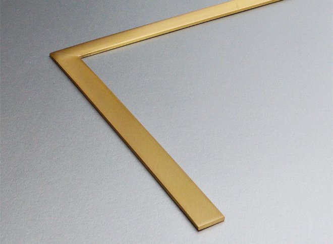 Flat Profile Brass Frame