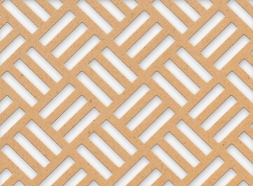 Abstract MDF Grille