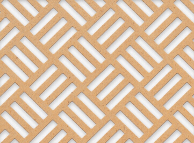 Abstract MDF grille