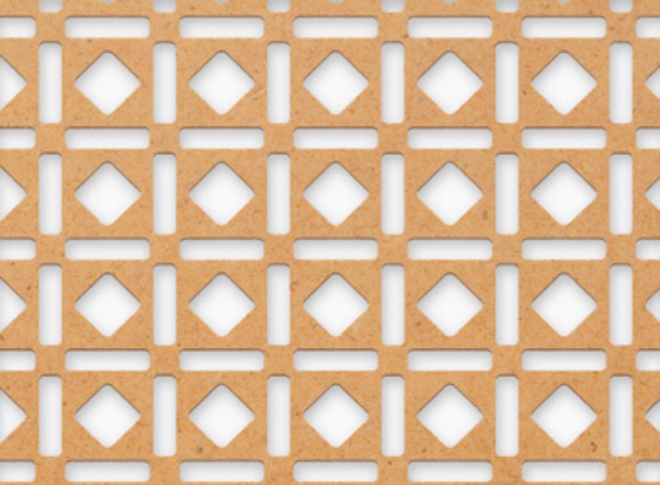 Aztec MDF grille