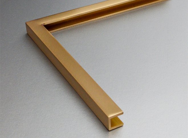 Channel Profile Brass Frame