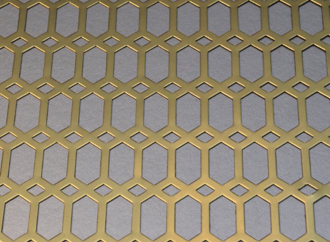 Dover Pierced Brass Grille